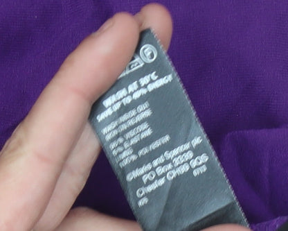 Marks and Spencer Women's Purple Viscose Dress