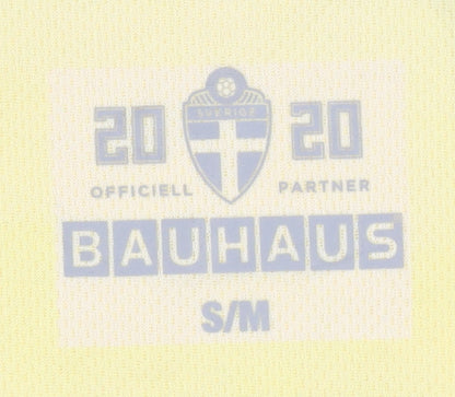 Bauhaus Sweden Home Jersey, Yellow, Size S/M, Short Sleeves