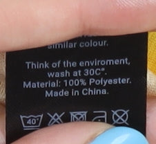 Bauhaus Sweden Home Jersey, Yellow, Size S/M, Short Sleeves