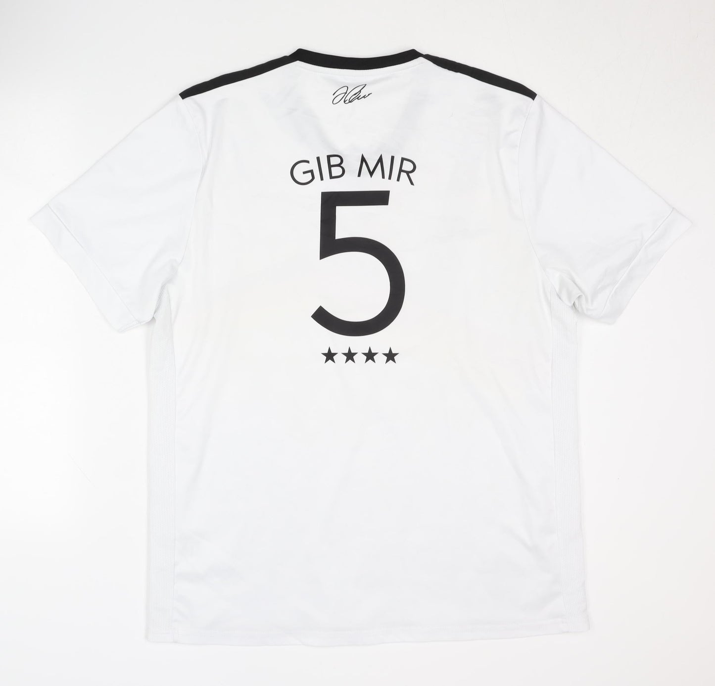 Nivea Germany Signed Men's XL White Training Kit Football Shirt