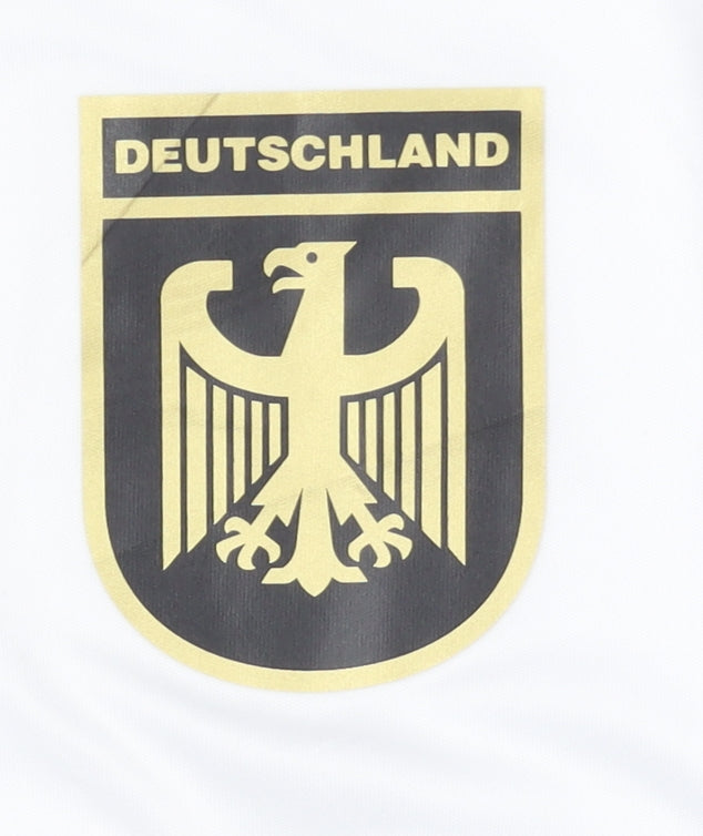 Puma Men's Germany White Home Shirt, Size S, Short Sleeves, Excellent