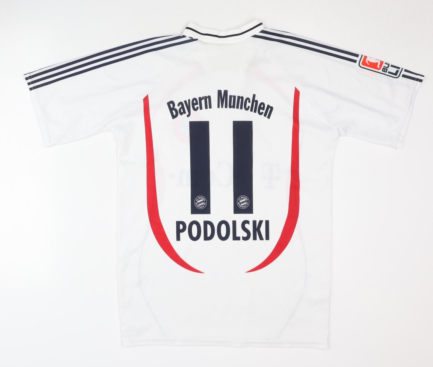 Bayern Munich Away Shirt L Podolski White Adults