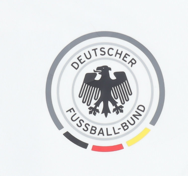 White Adult Large DFB Football Shirt - Home Kit, Short Sleeves