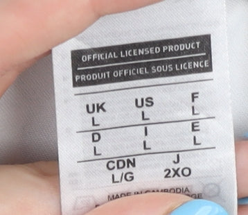 White Adult Large DFB Football Shirt - Home Kit, Short Sleeves