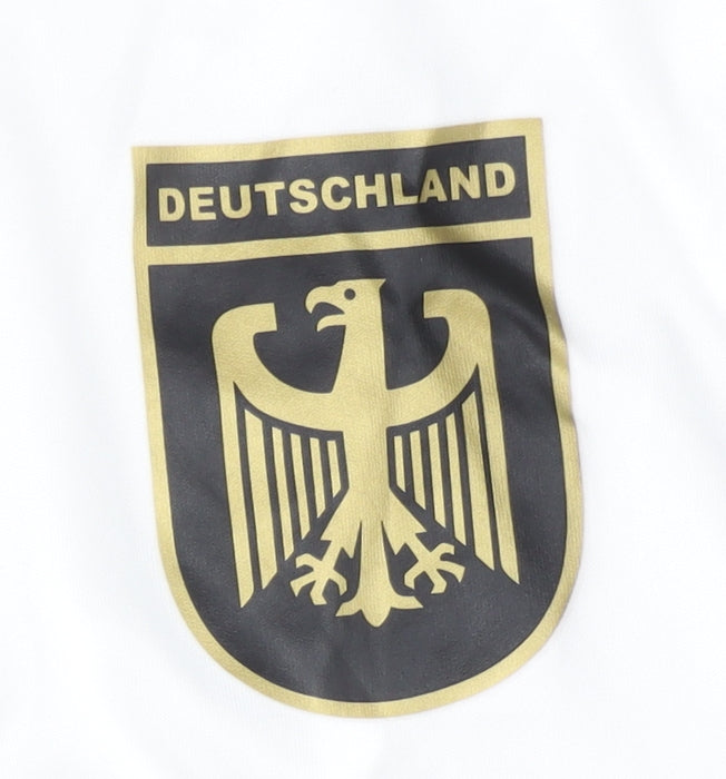 Puma White Training Shirt Adult Small Deutschland Kit
