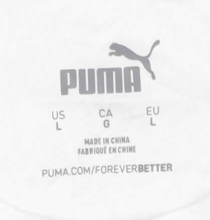 Puma Men's White Football Shirt L | Deutschland Home Kit
