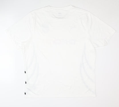 Puma XL Deutschland Football Shirt, White, Adults Home Kit