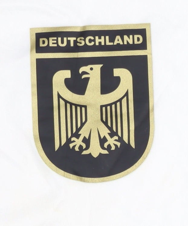 Puma XL Deutschland Football Shirt, White, Adults Home Kit