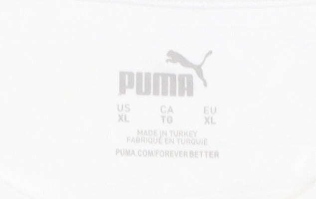 Puma XL Deutschland Football Shirt, White, Adults Home Kit