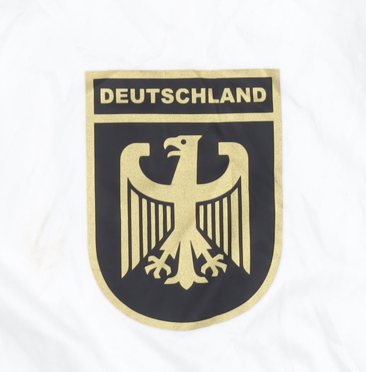 Puma Deutschland Adult White Home Shirt L - Very Good Condition