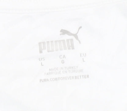 Puma Deutschland Adult White Home Shirt L - Very Good Condition