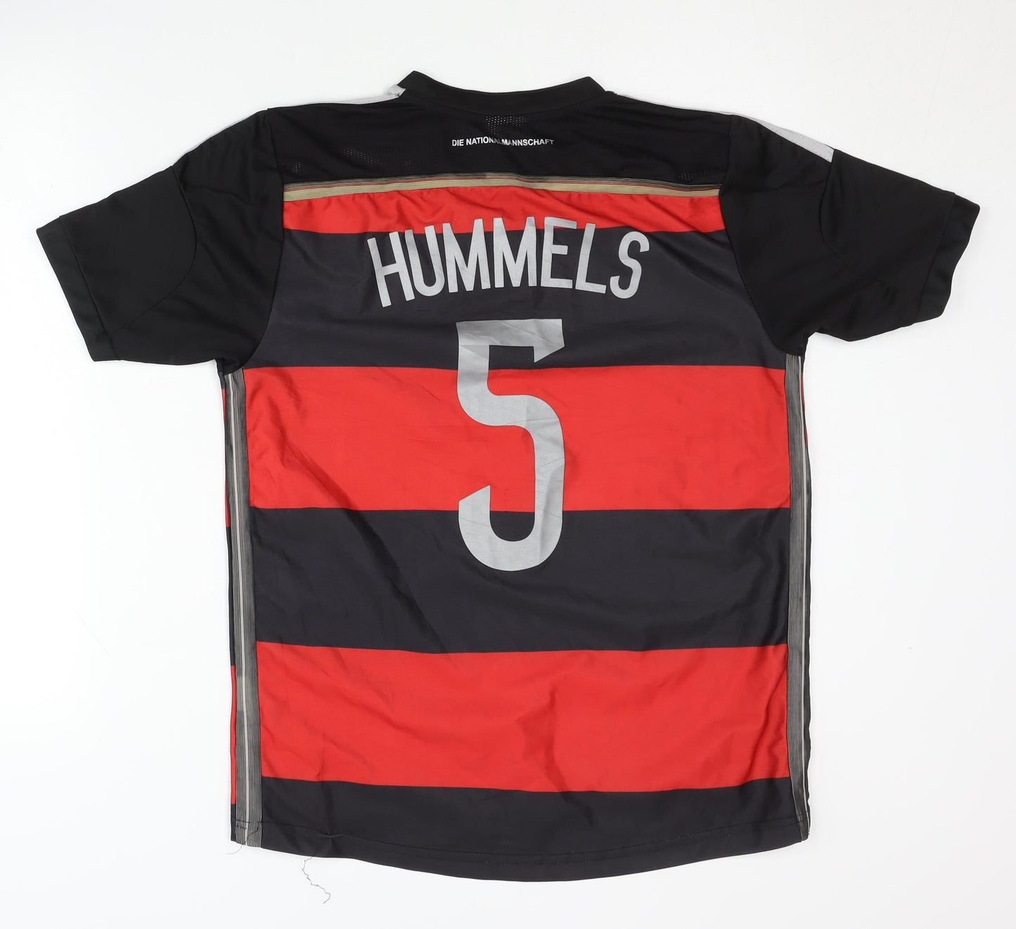 Adidas Germany Away Football Shirt S - Red/Black Hummels 5