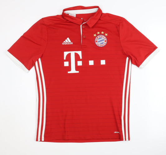Adidas Bayern Munich Youth Home Shirt Red 15-16 Years