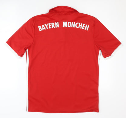 Adidas Bayern Munich Youth Home Shirt Red 15-16 Years