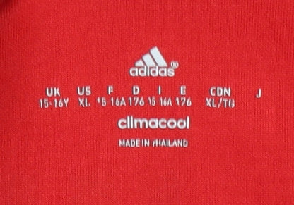 Adidas Bayern Munich Youth Home Shirt Red 15-16 Years