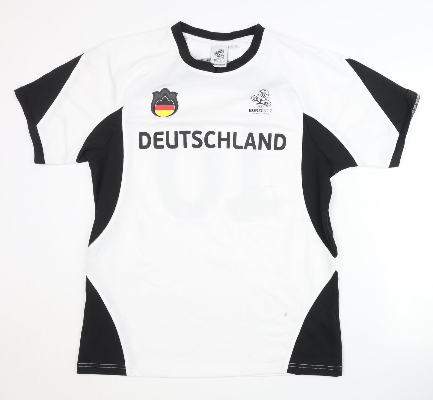 UEFA Euro 2012 Germany Home Shirt Large No.10 - White, Adult, Good