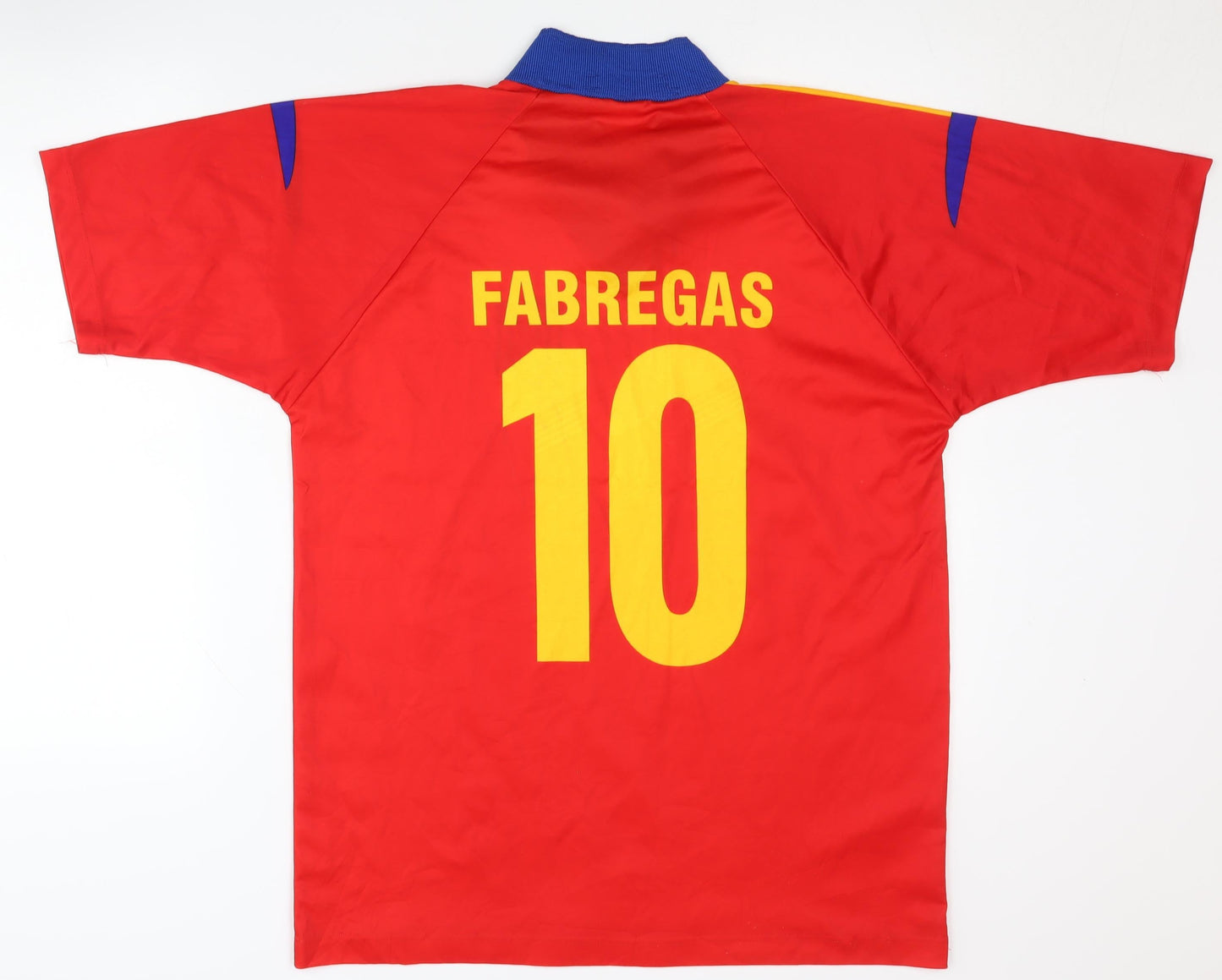 Spain Home Shirt XL Fabregas 10 Red Adults