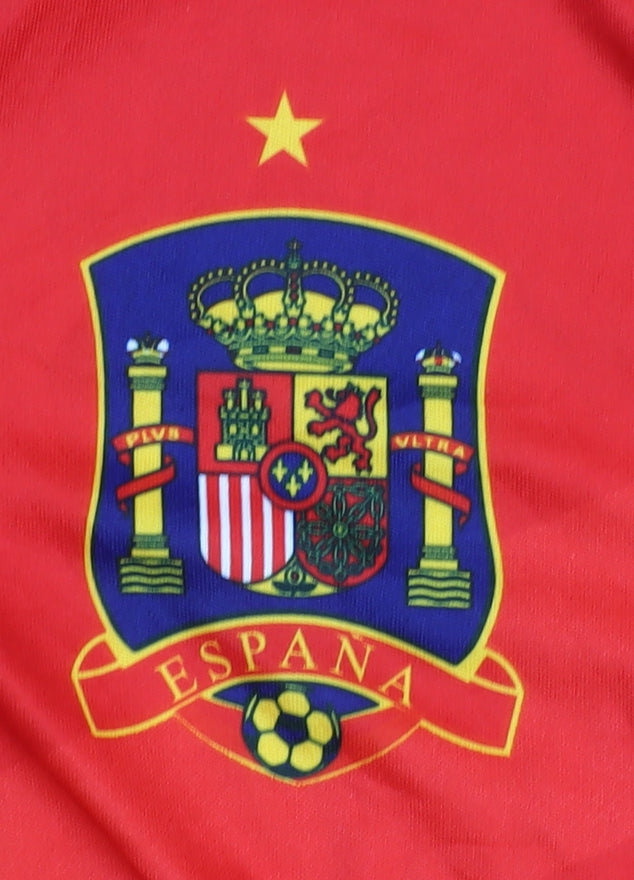 Spain Home Shirt XL Fabregas 10 Red Adults