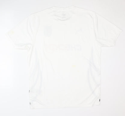 Puma Adult White Deutschland Football Shirt L Short Sleeves