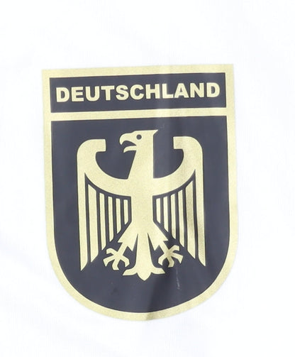 Puma Adult White Deutschland Football Shirt L Short Sleeves