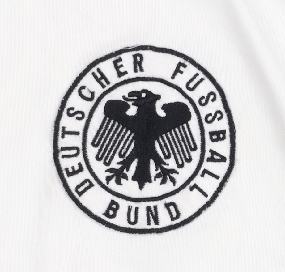 DFB Adult White Football Shirt XL, Short Sleeves