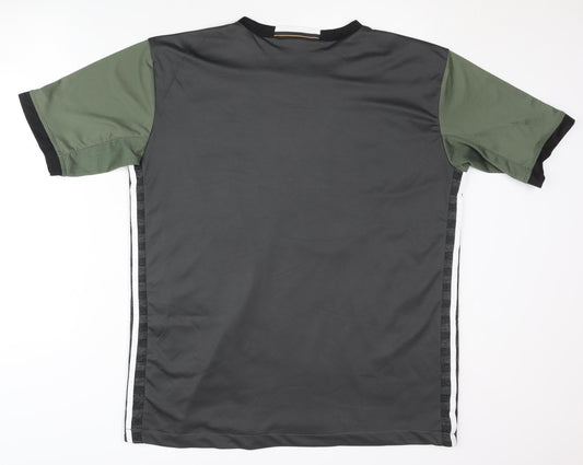 Adidas Germany Away Shirt L Grey Short Sleeve Adults
