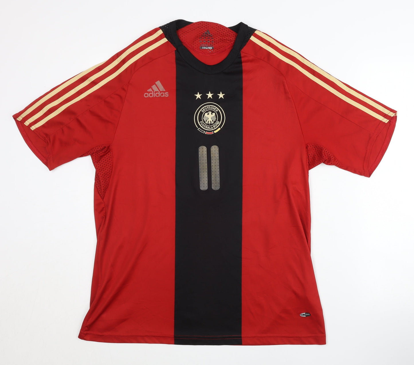Adidas Germany Away Shirt Large, Red, Short Sleeves, Klose 11