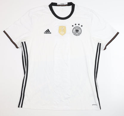 Adidas Germany Home Shirt XL White Adults Football Jersey