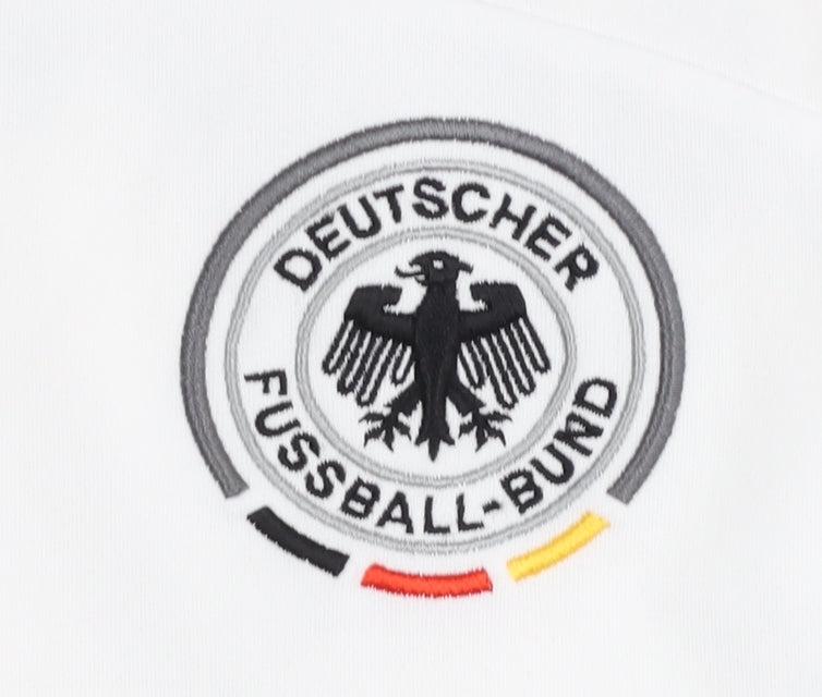 DFB Football Shirt L White Short Sleeves Adult
