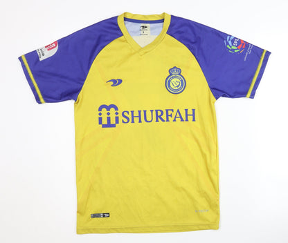 Duneus Adults Yellow Al Nassr Home Shirt S Short Sleeves