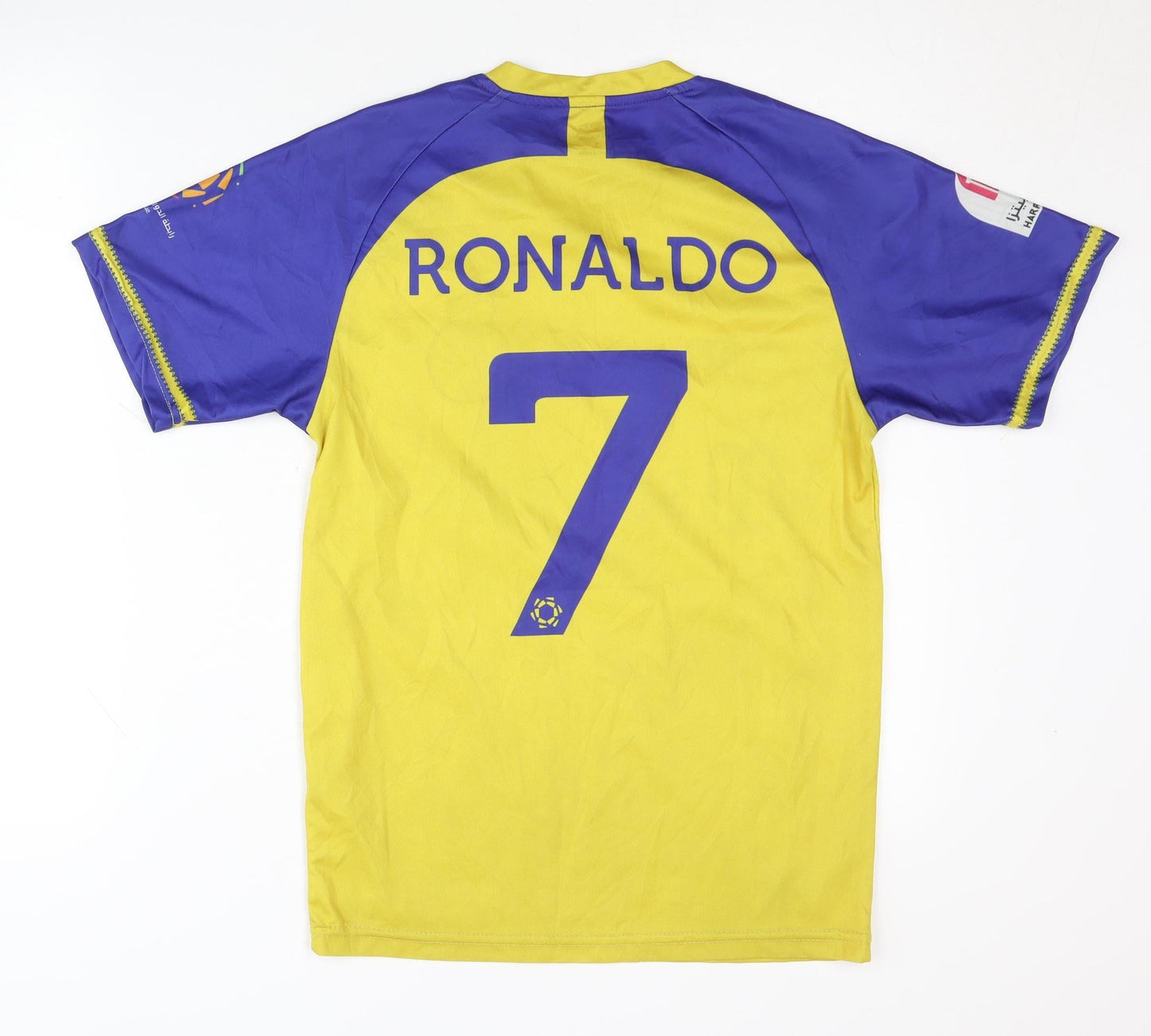 Duneus Adults Yellow Al Nassr Home Shirt S Short Sleeves