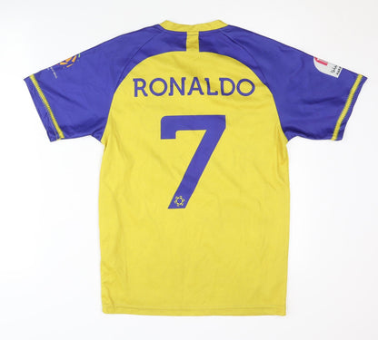 Duneus Adults Yellow Al Nassr Home Shirt S Short Sleeves