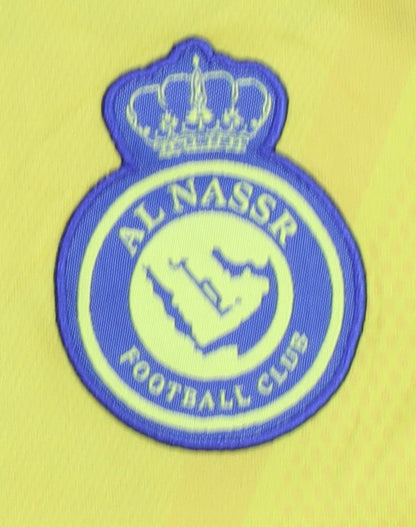 Duneus Adults Yellow Al Nassr Home Shirt S Short Sleeves