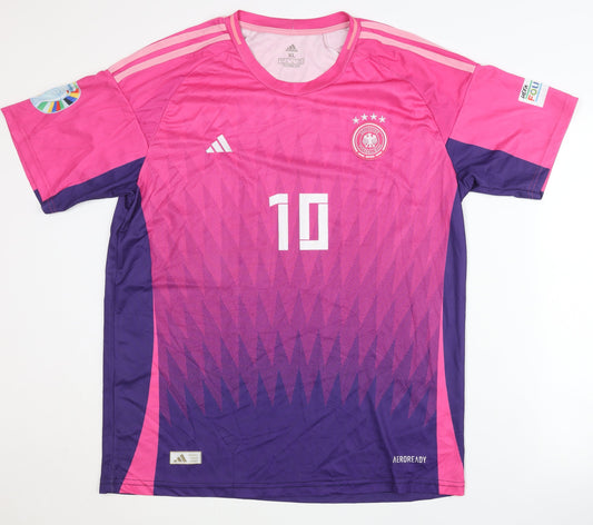 Adidas XL Adults Pink Away Shirt - Musiala 10