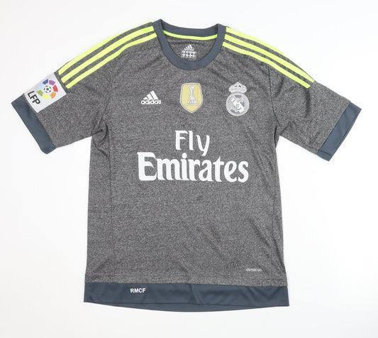 Adidas Womens Real Madrid Away Shirt Ronaldo #7 Grey Size 10