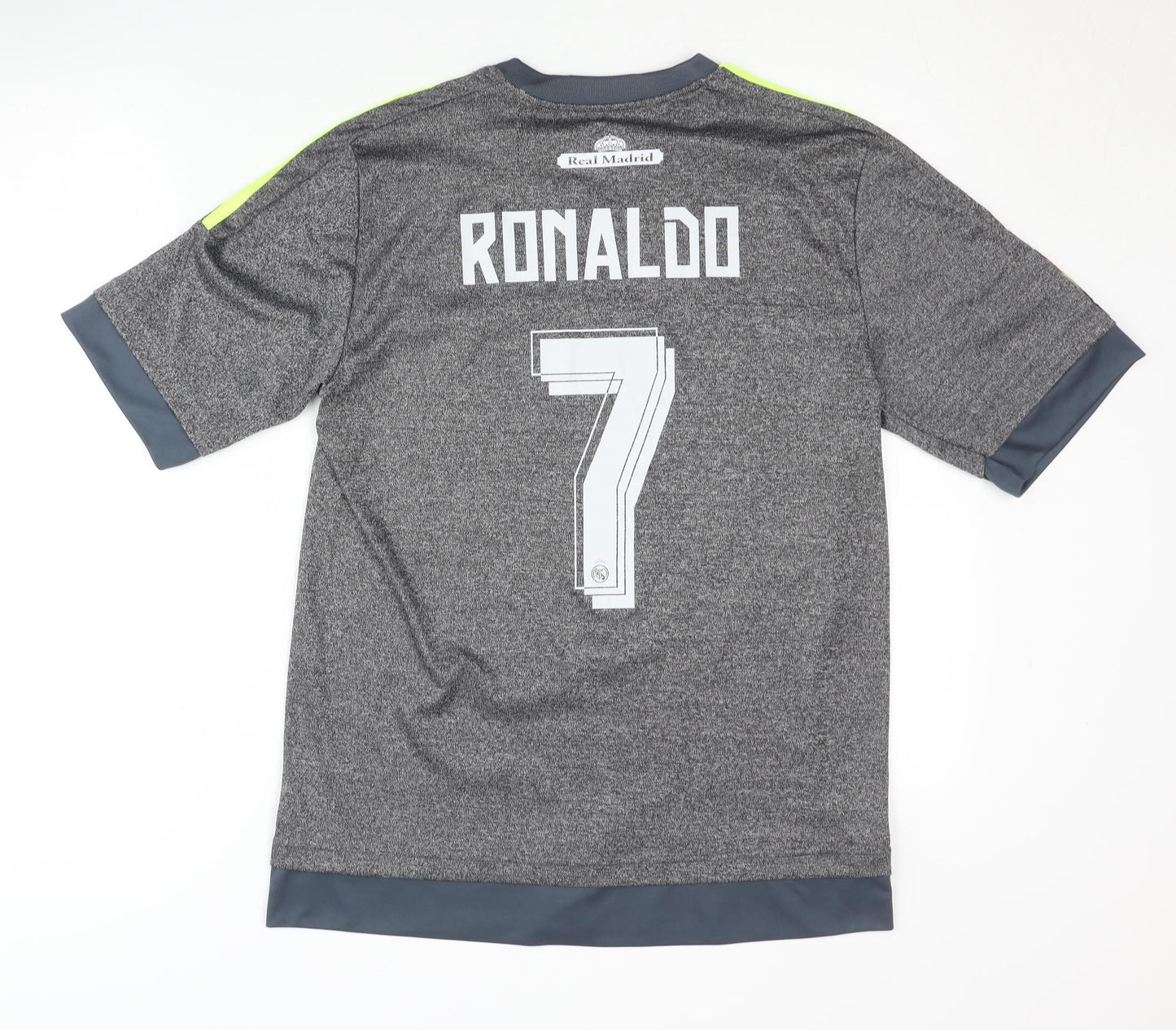 Adidas Womens Real Madrid Away Shirt Ronaldo #7 Grey Size 10
