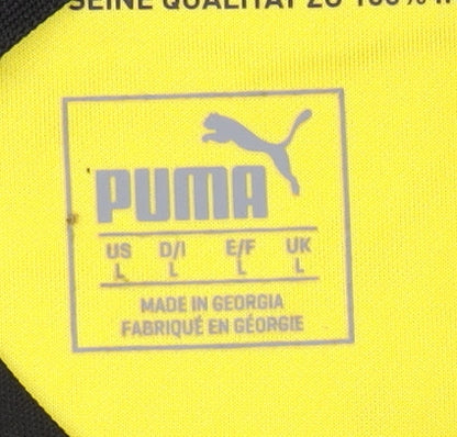 Puma Borussia Dortmund Home Shirt L Adults Yellow Short Sleeves
