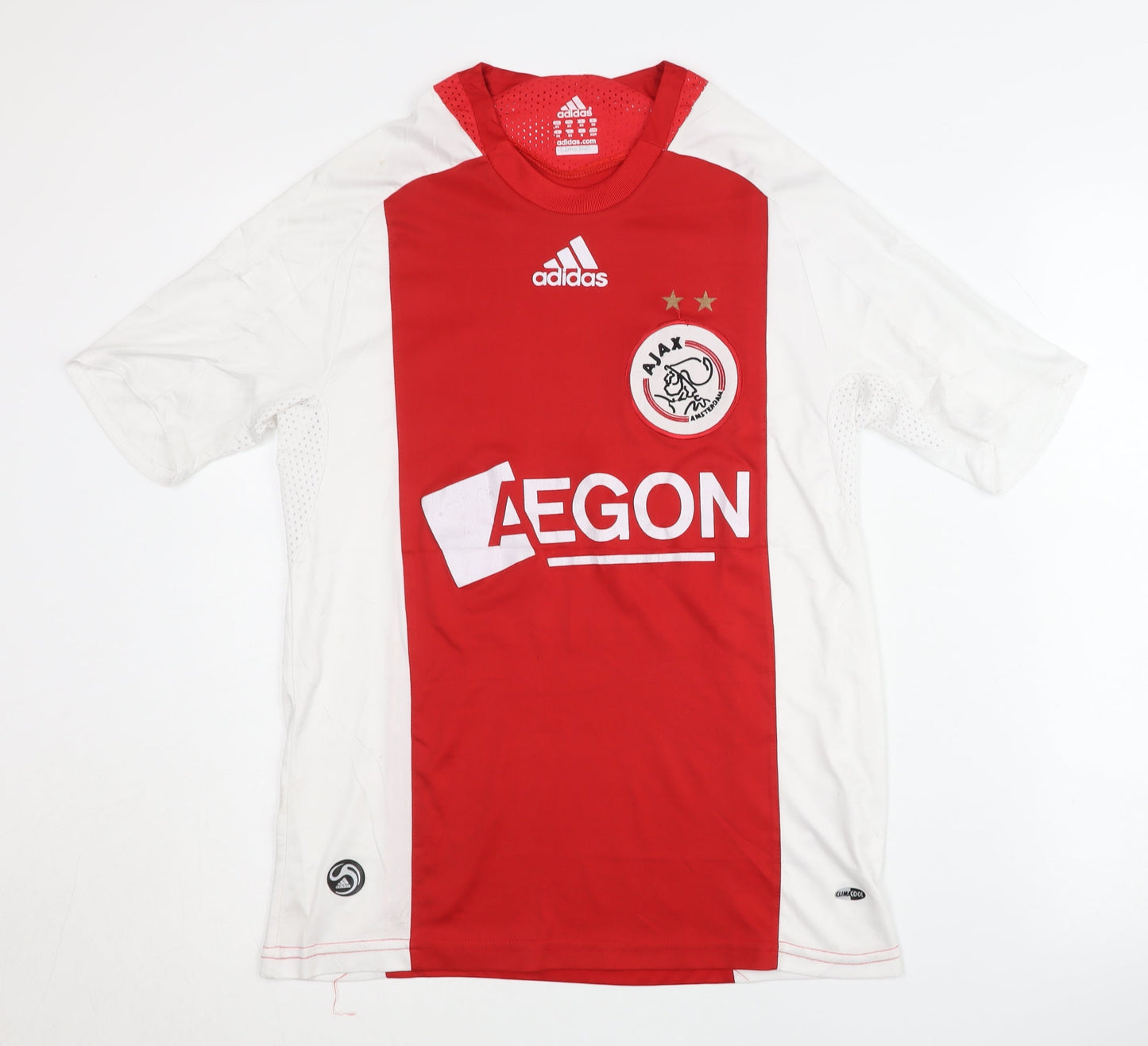 Adidas Ajax Home Football Shirt Red XS Adults