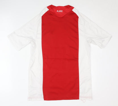 Adidas Ajax Home Football Shirt Red XS Adults