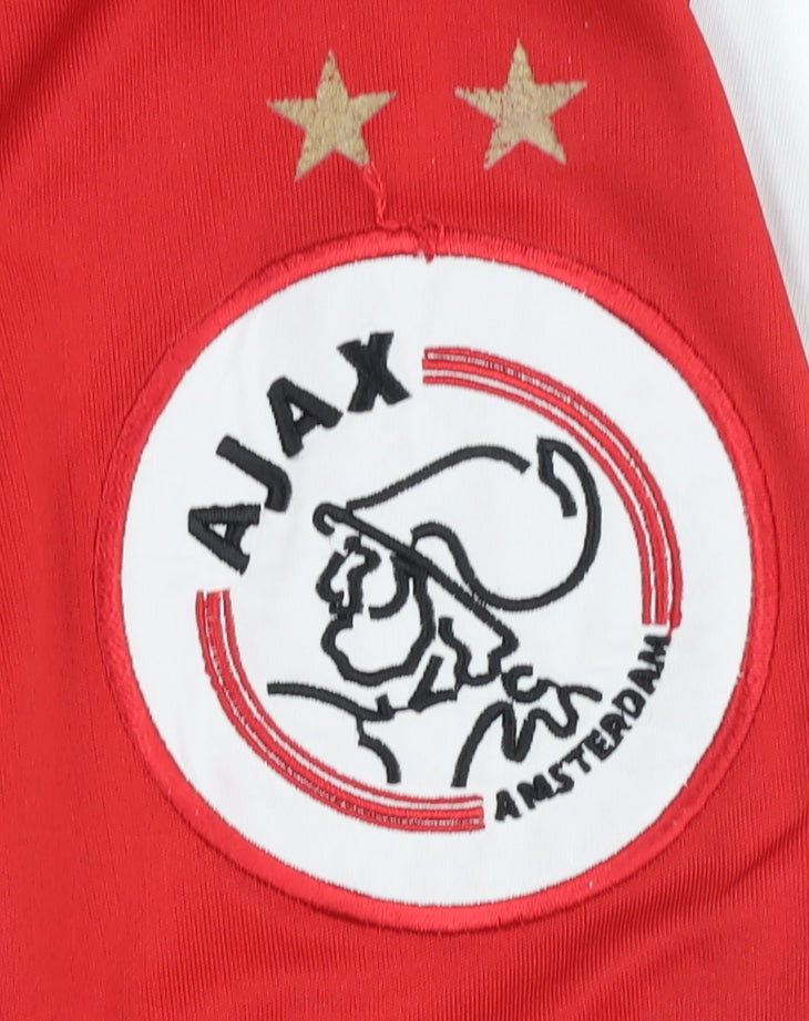 Adidas Ajax Home Football Shirt Red XS Adults