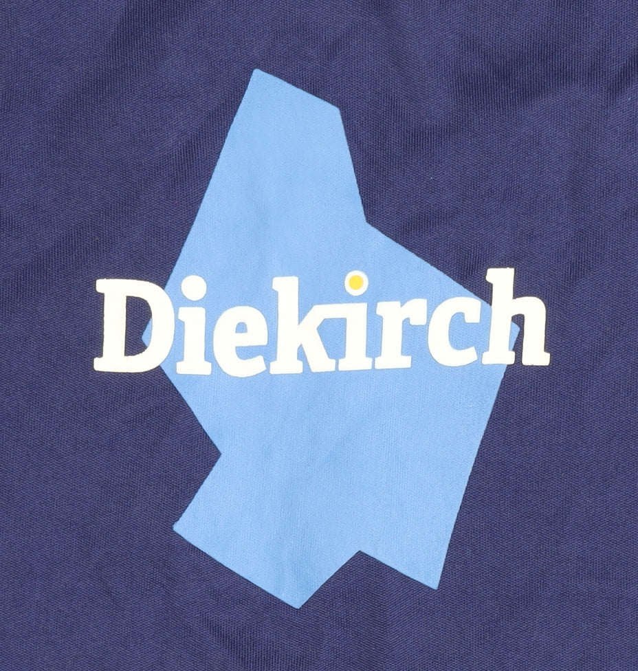 Diekirch Men's Blue Football Shirt L Short Sleeves