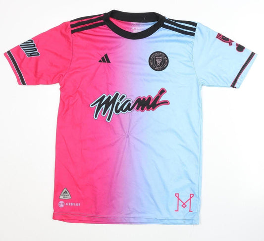 Adidas Childrens Miami Messi 10 Football Shirt