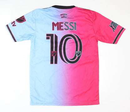 Adidas Childrens Miami Messi 10 Football Shirt