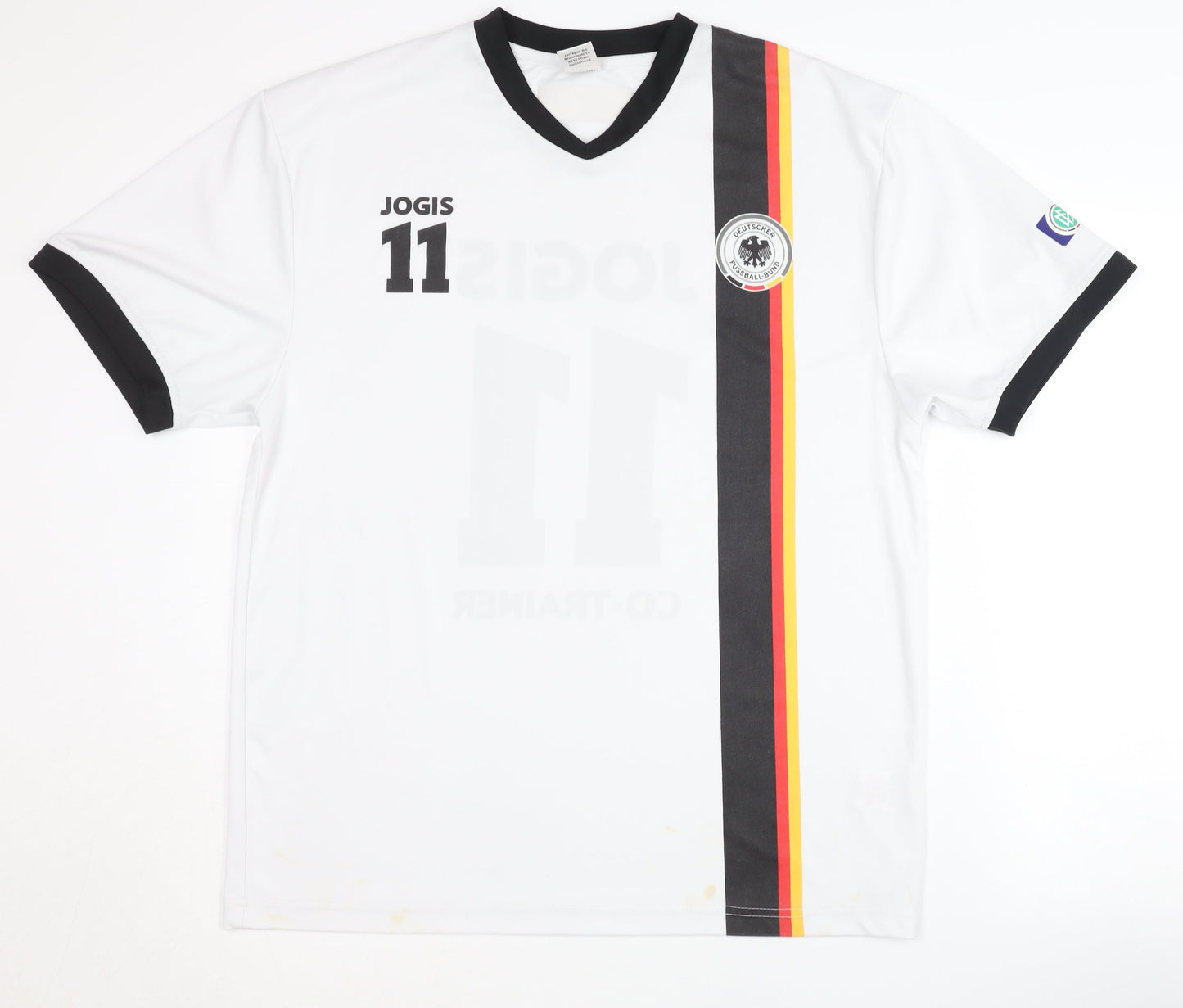 DFB Adult White Football Shirt L Jogis 11 Home Kit