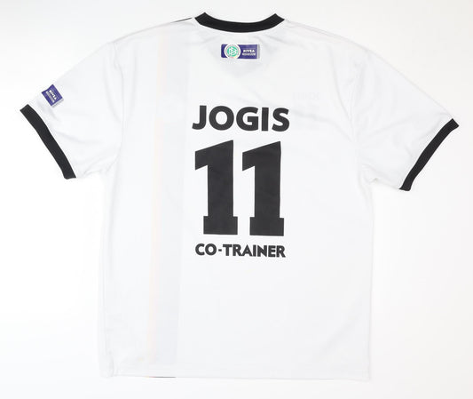 DFB Adult White Football Shirt L Jogis 11 Home Kit