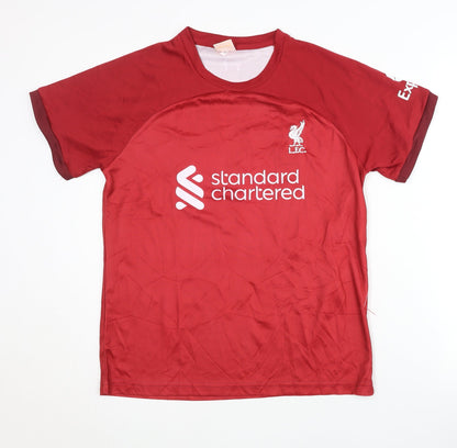 LFC Home Shirt M. Salah 11 Red Short Sleeves