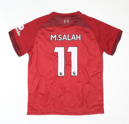 LFC Home Shirt M. Salah 11 Red Short Sleeves