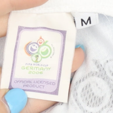 Argentina FIFA World Cup 2006 Home Shirt M Blue Short Sleeves