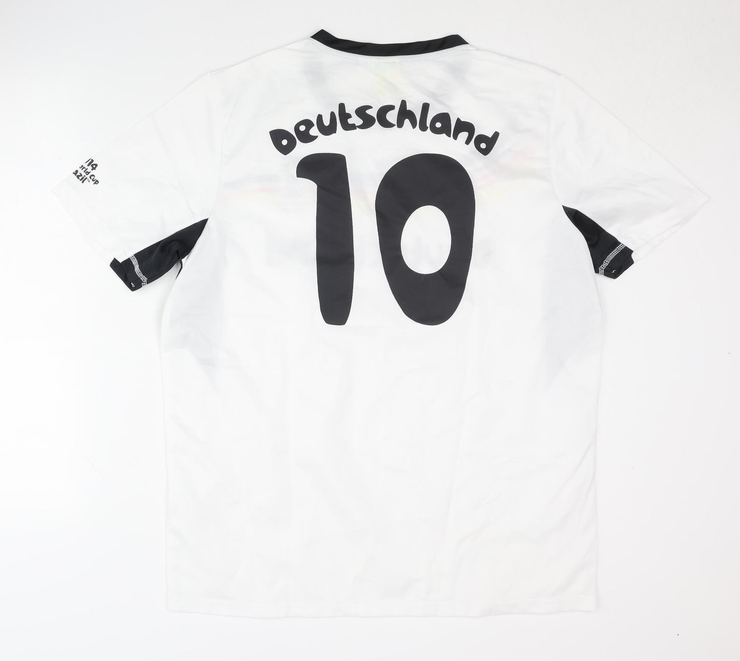 Germany Home Shirt FIFA World Cup, Adult L, White, Short Sleeves