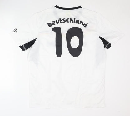 Germany Home Shirt FIFA World Cup, Adult L, White, Short Sleeves